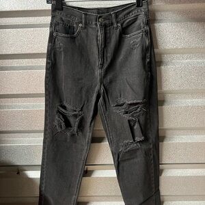 American Eagle Cropped Straight leg Jean